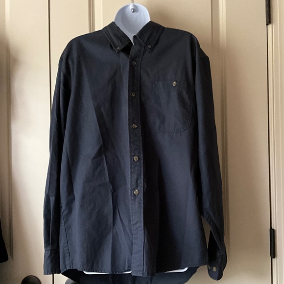 RedHead Mens Button Down Navy Shirt size Medium - Picture 1 of 8